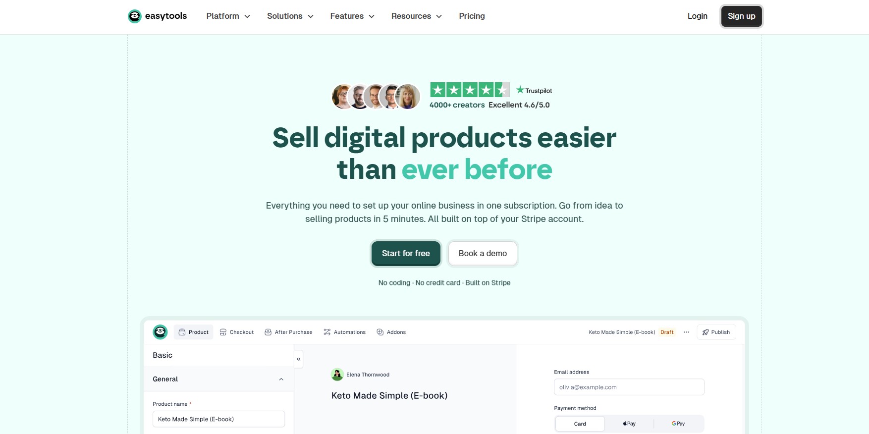 Easytools website