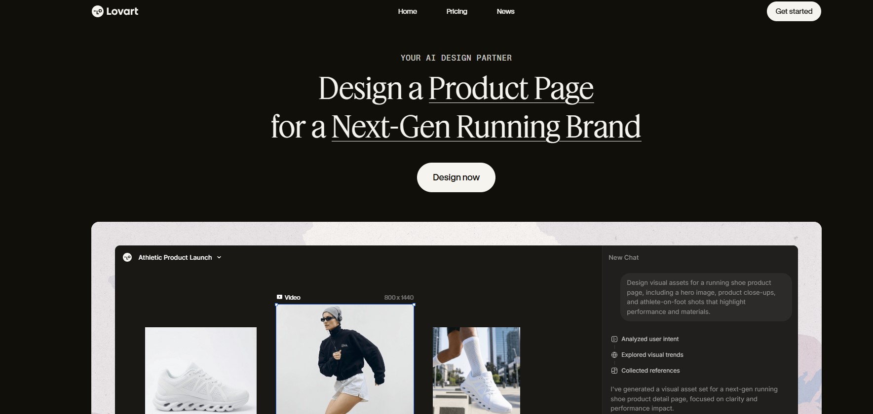 Lovart website