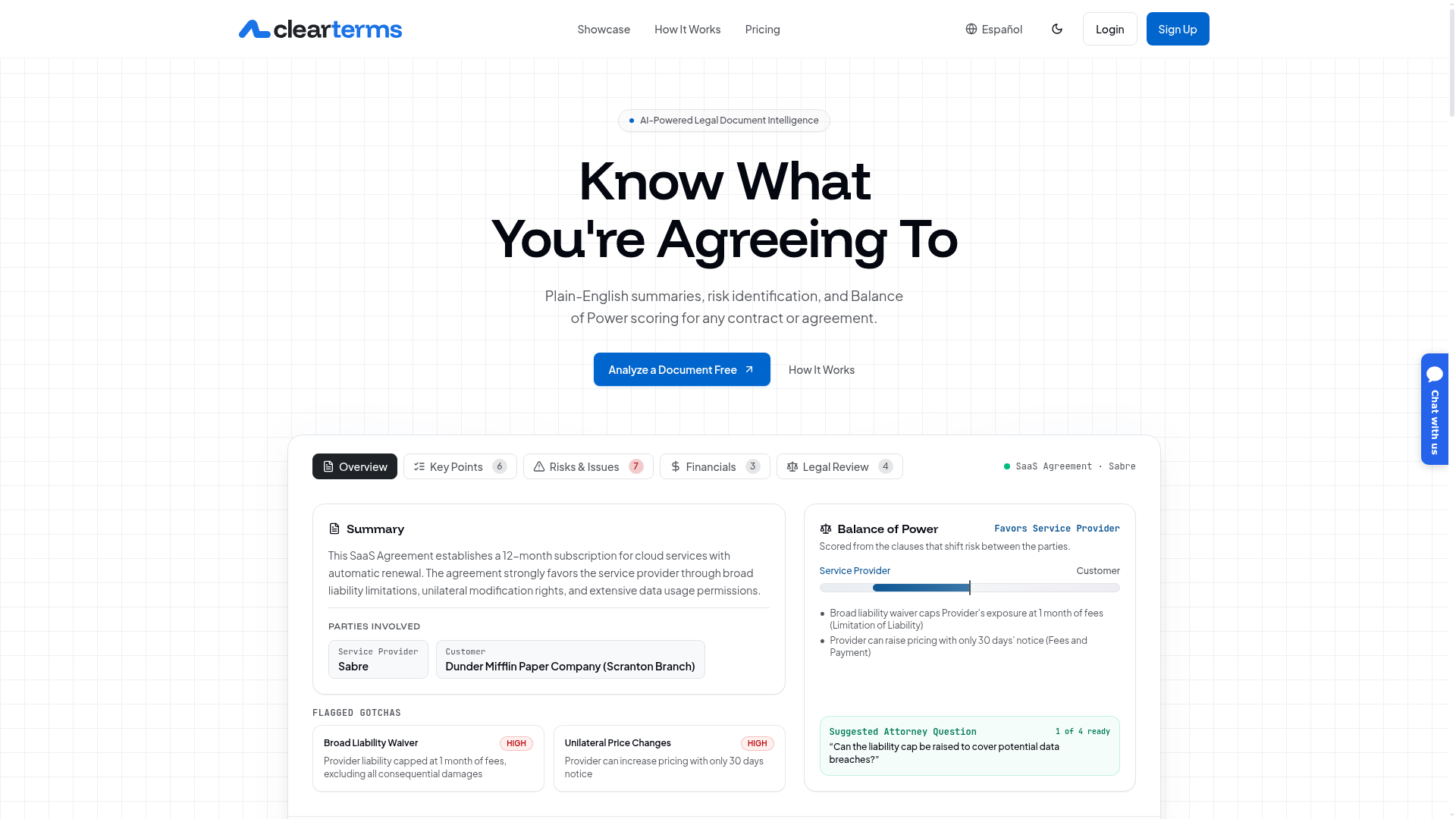 ClearTerms website