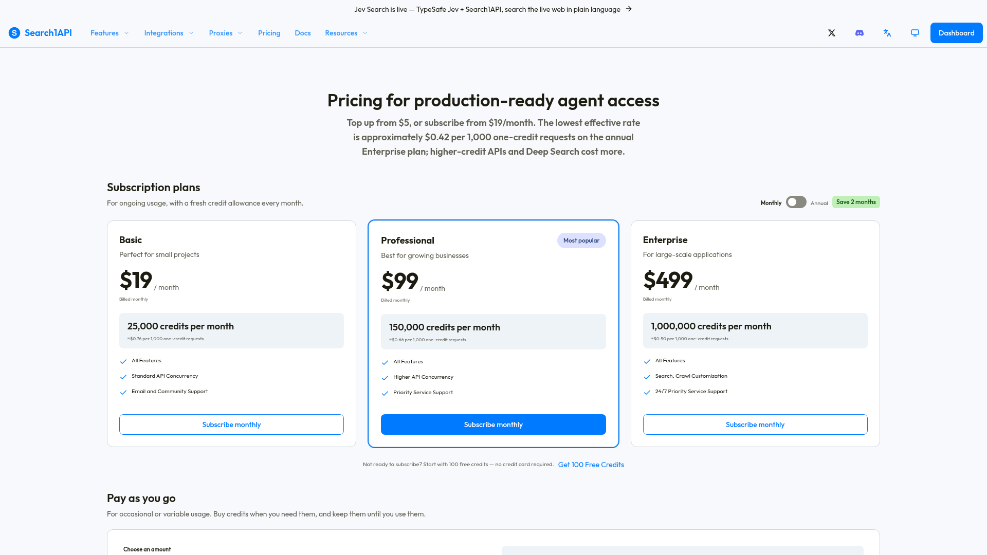Search1API screenshot 2