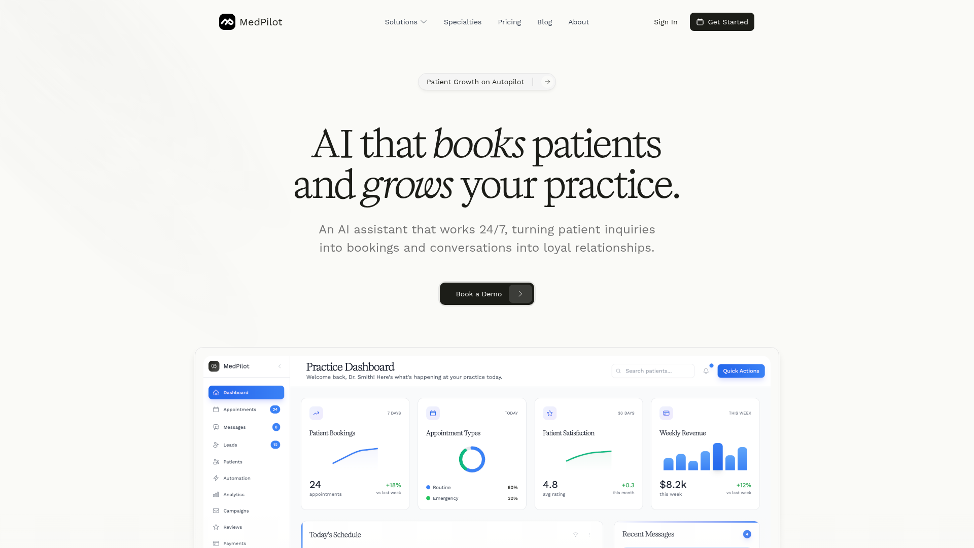 MedPilot website
