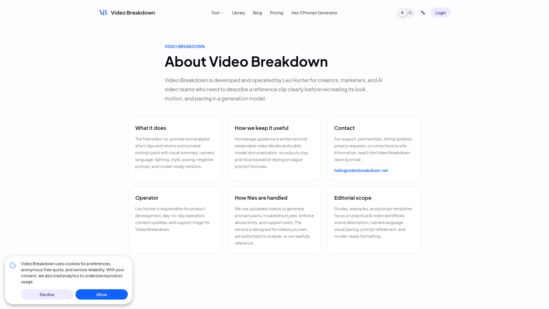 Video Breakdown screenshot 2