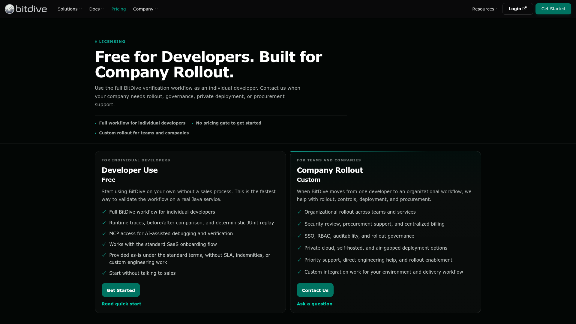 BitDive screenshot 2