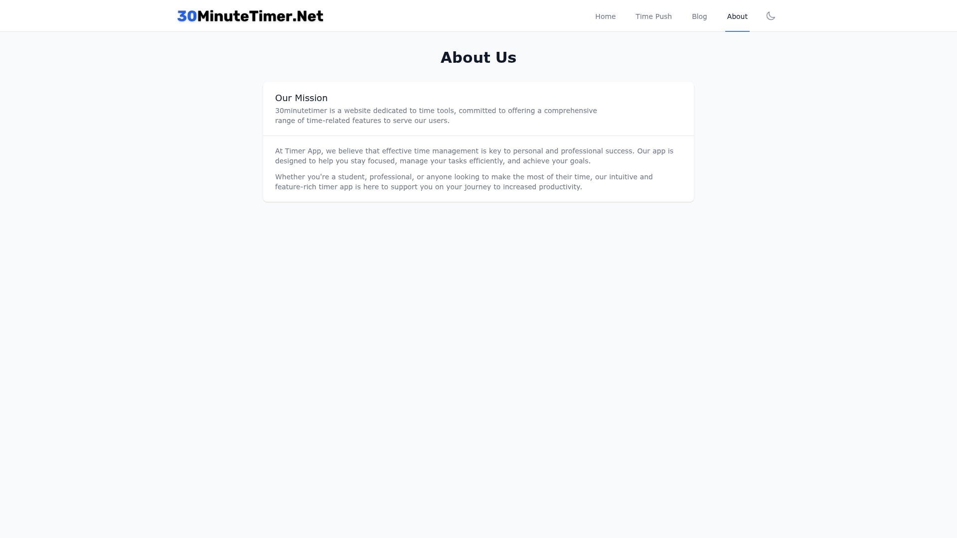 30 Minute Timer screenshot 2