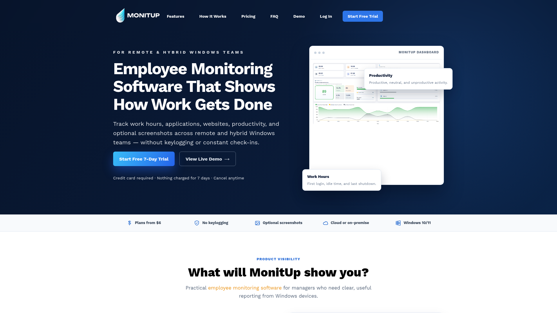 MonitUp website