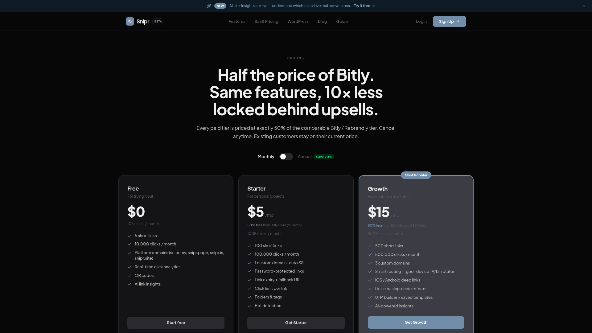 Snipr screenshot 2