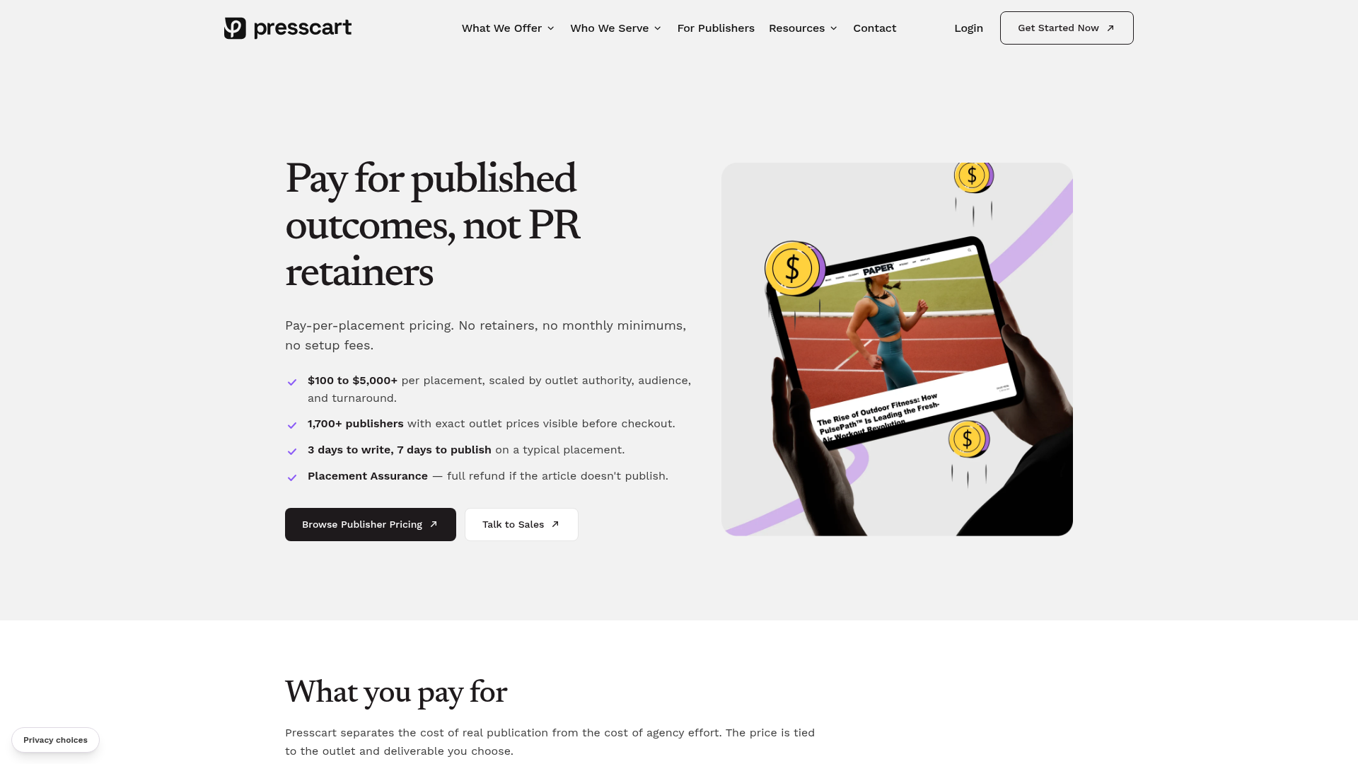 Presscart screenshot 2