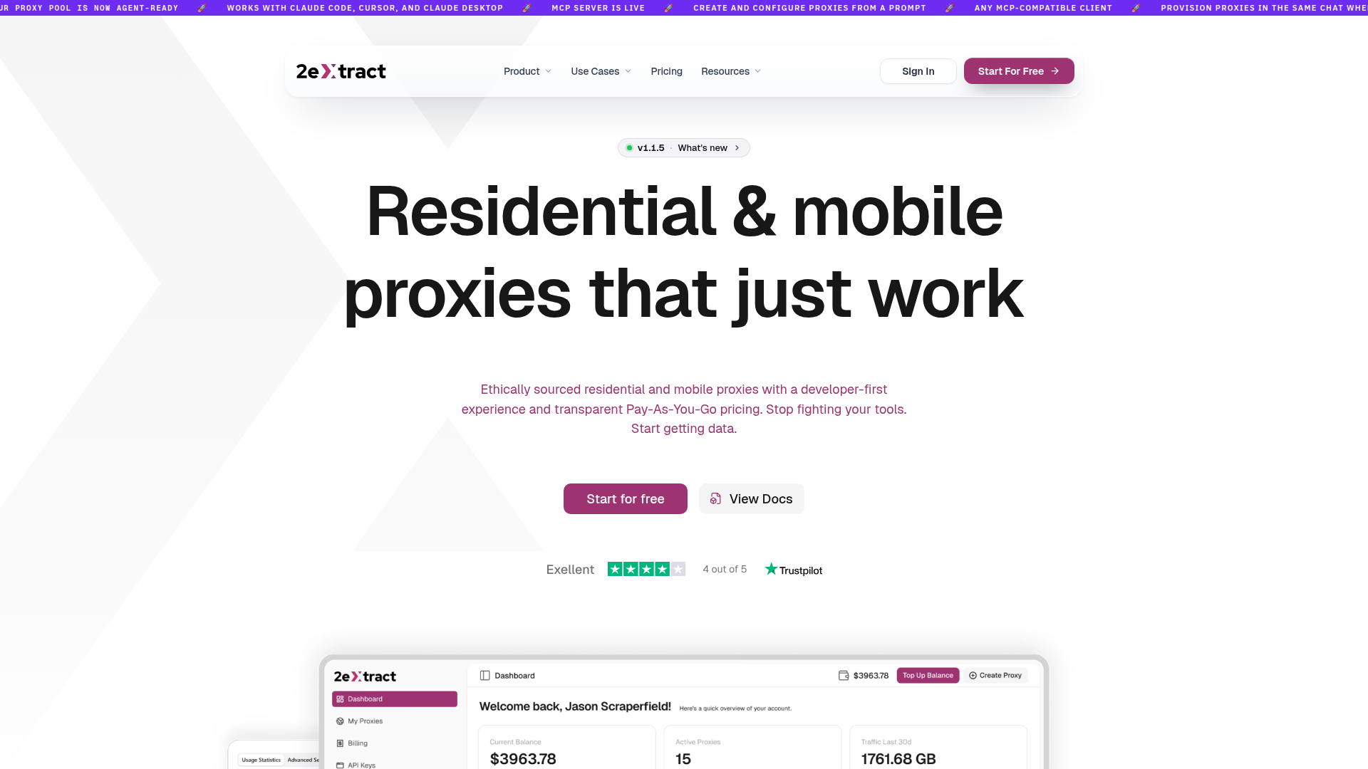 2extract website