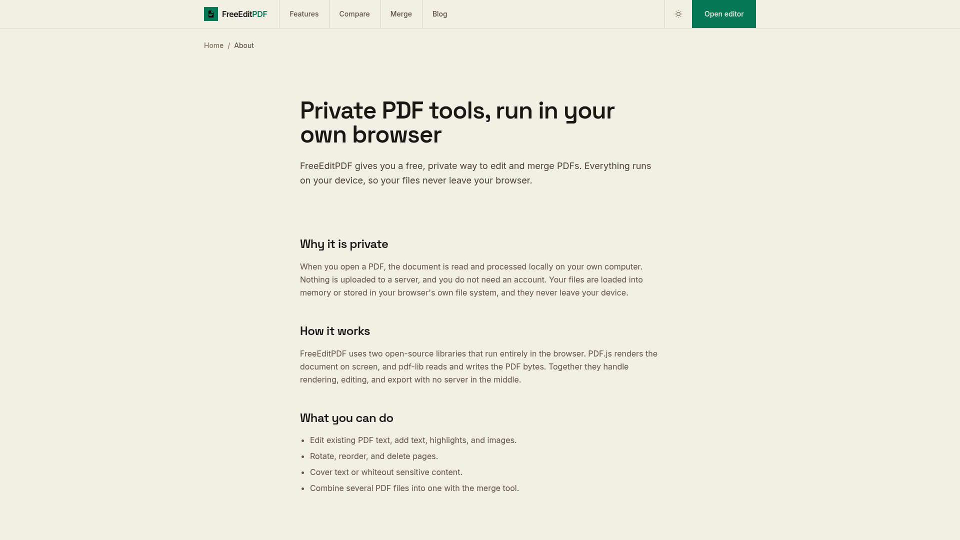 FreeEditPDF screenshot 3