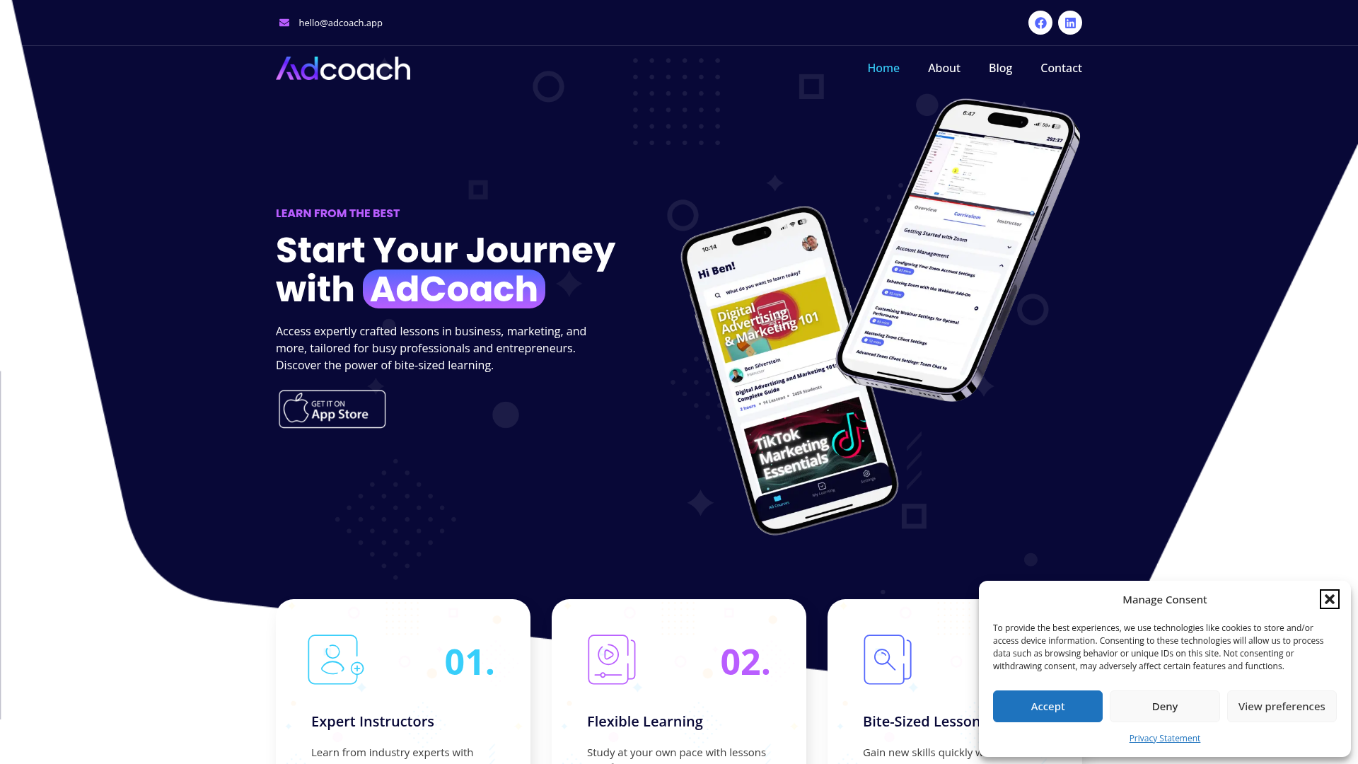 AdCoach website