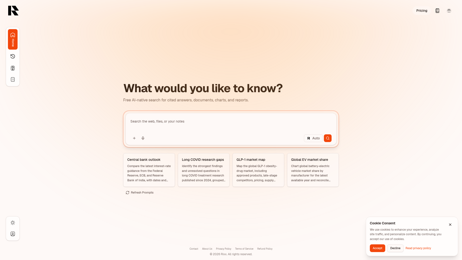 Rixx website