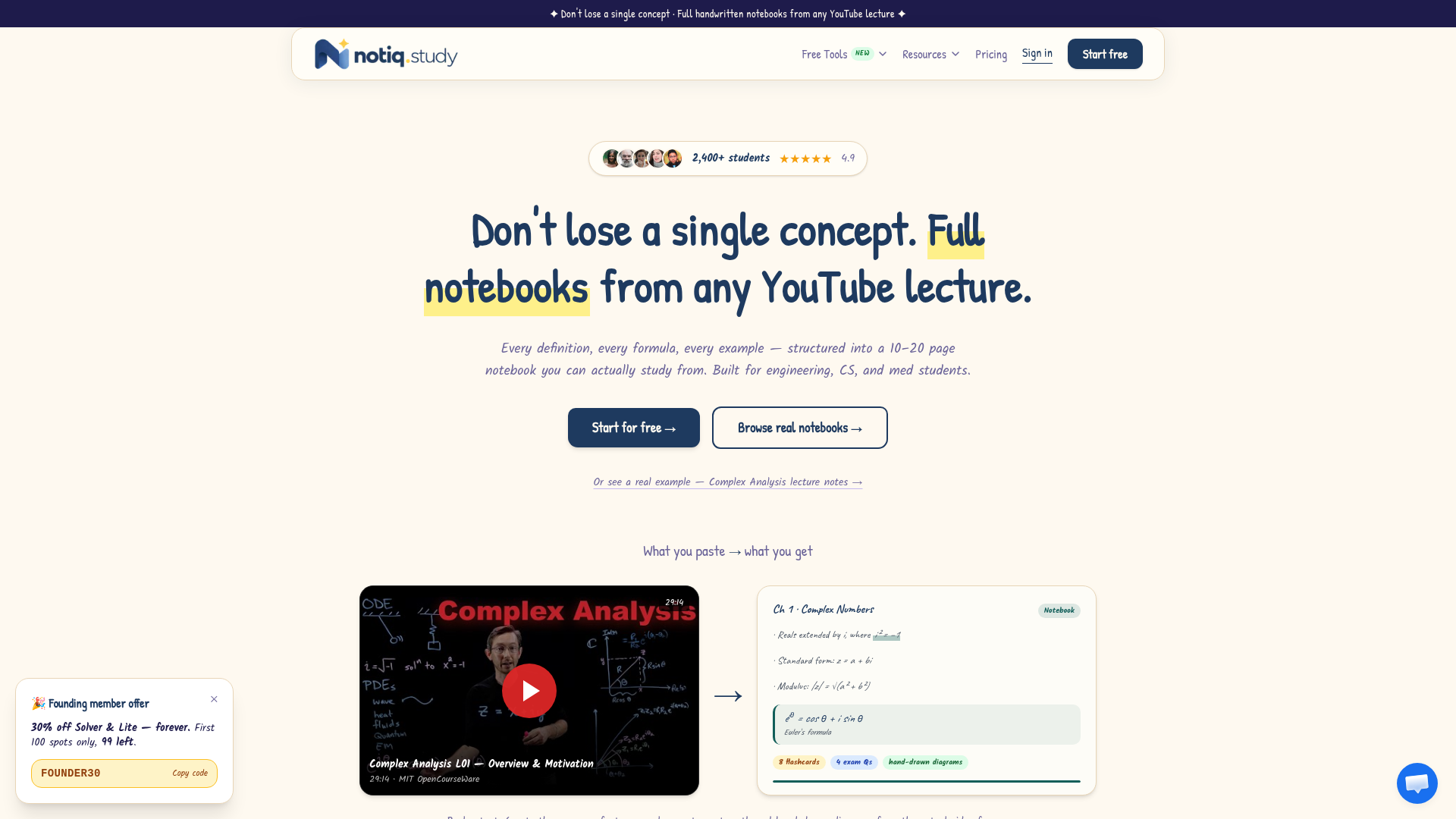 Notiq website