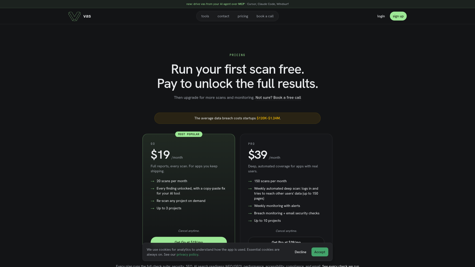 Vibe App Scanner screenshot 2