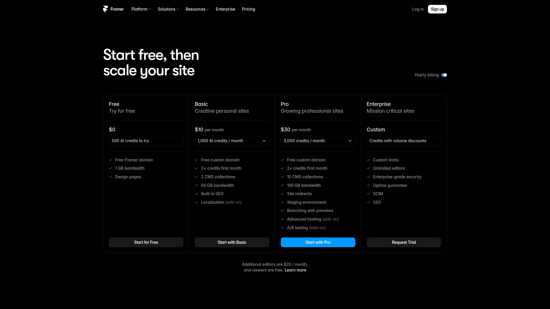 Framer screenshot 2