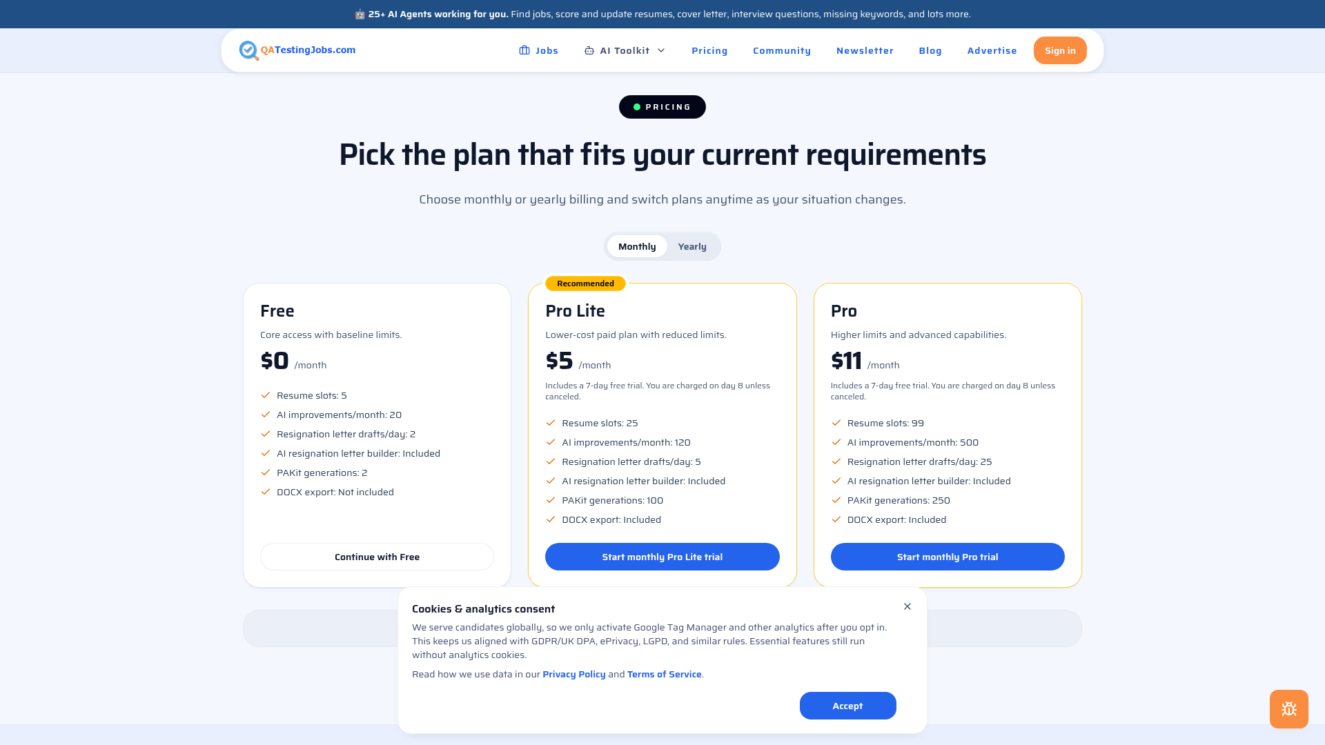 QATestingJobs screenshot 2