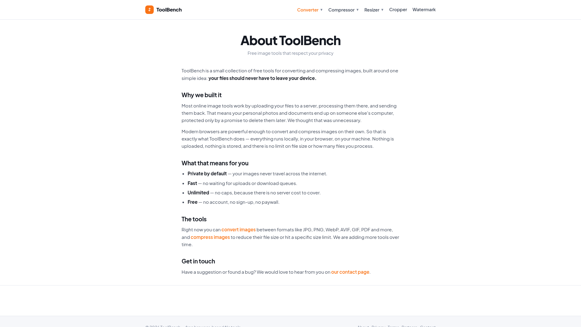 ToolBench screenshot 2