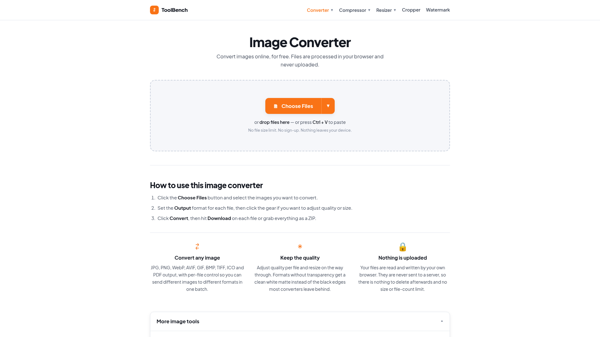 ToolBench website