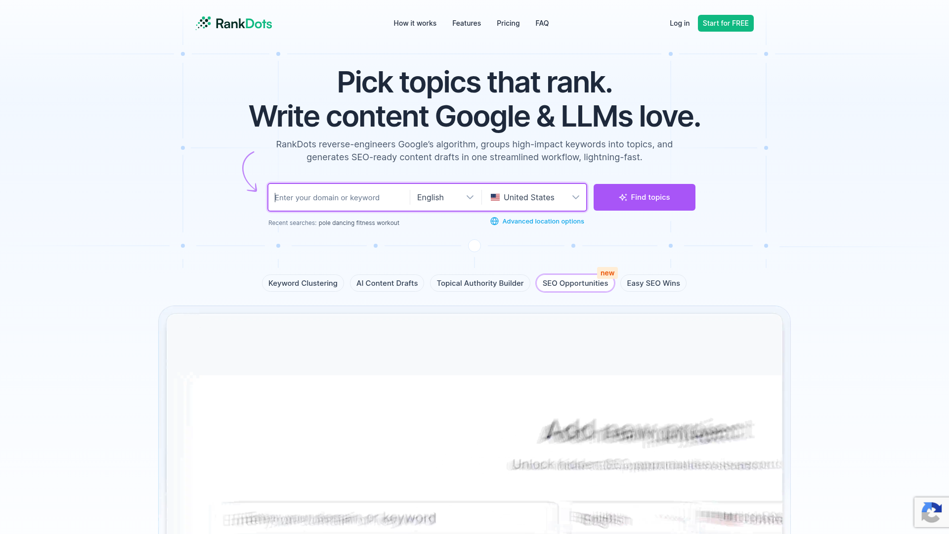 RankDots website