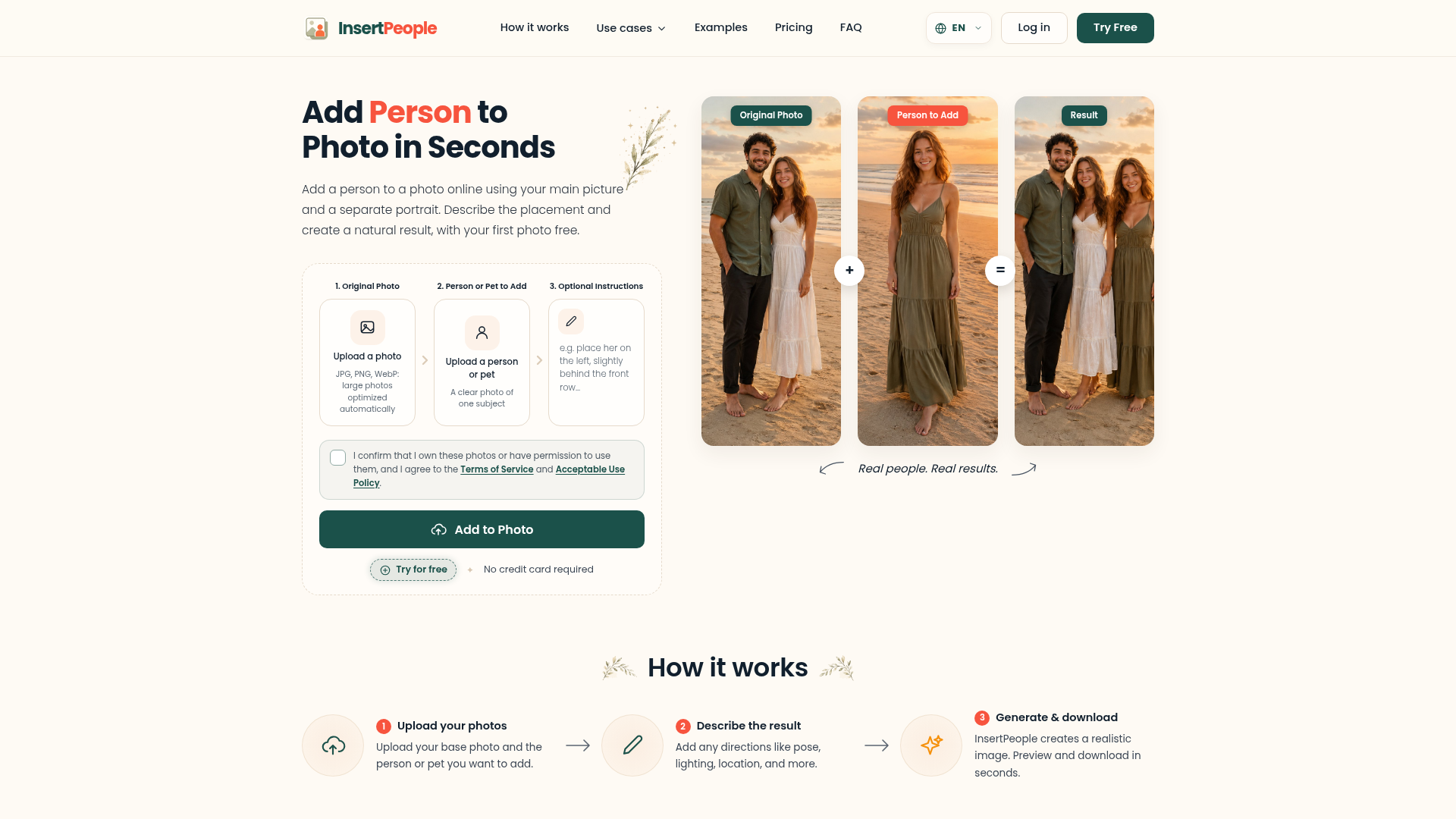 InsertPeople website