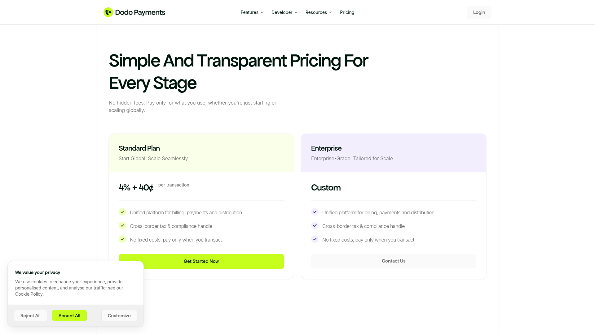 Dodo Payments screenshot 2