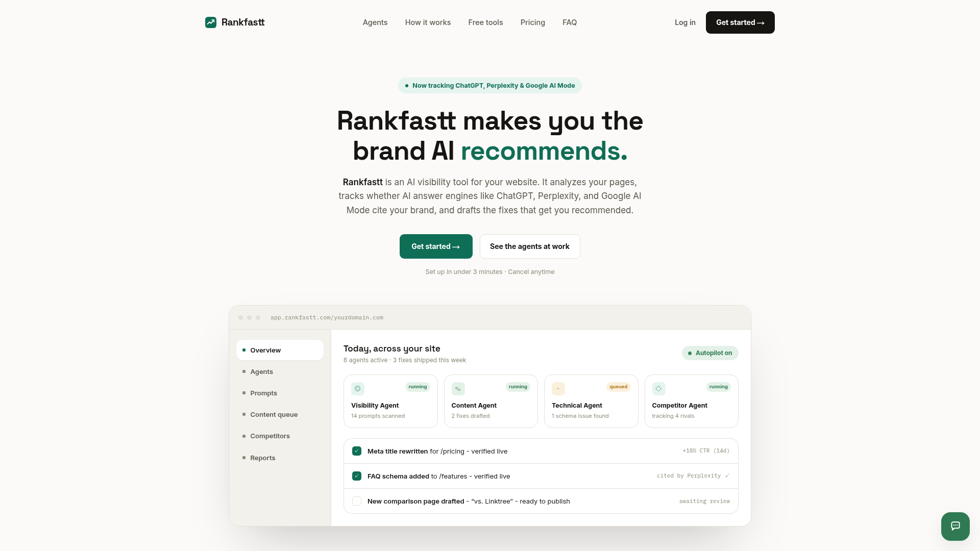 Rankfastt website