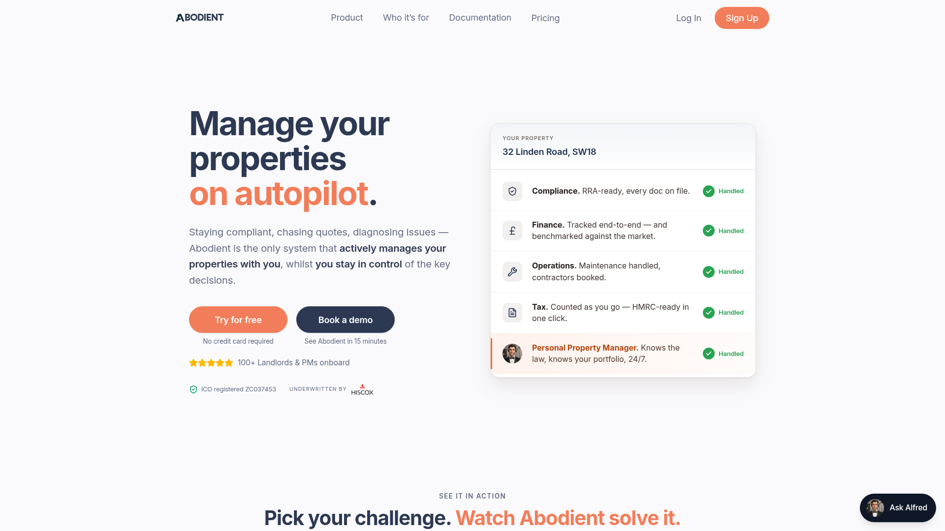 Abodient website