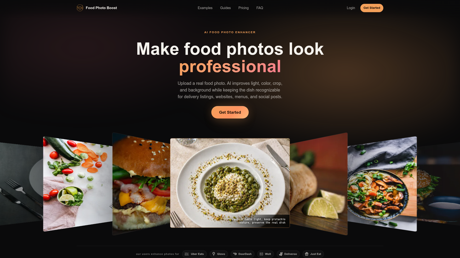 Food Photo Boost website