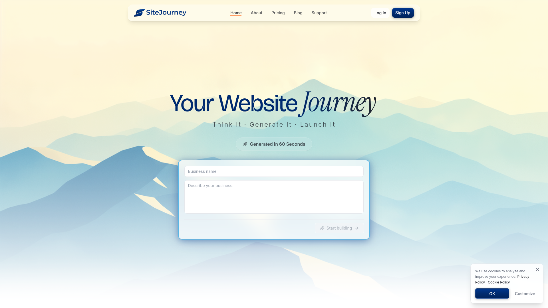 SiteJourney website