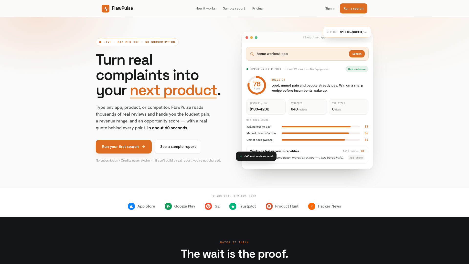 FlawPulse website