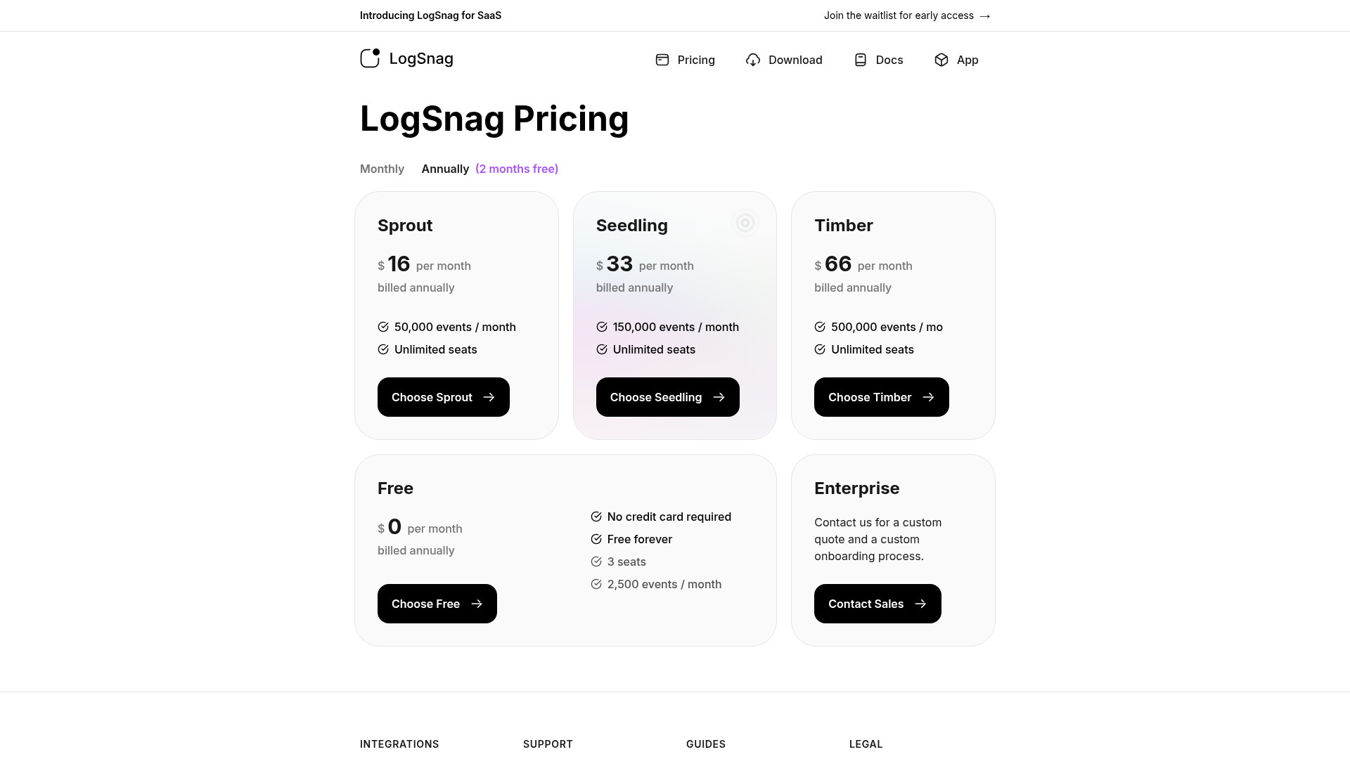 LogSnag screenshot 2