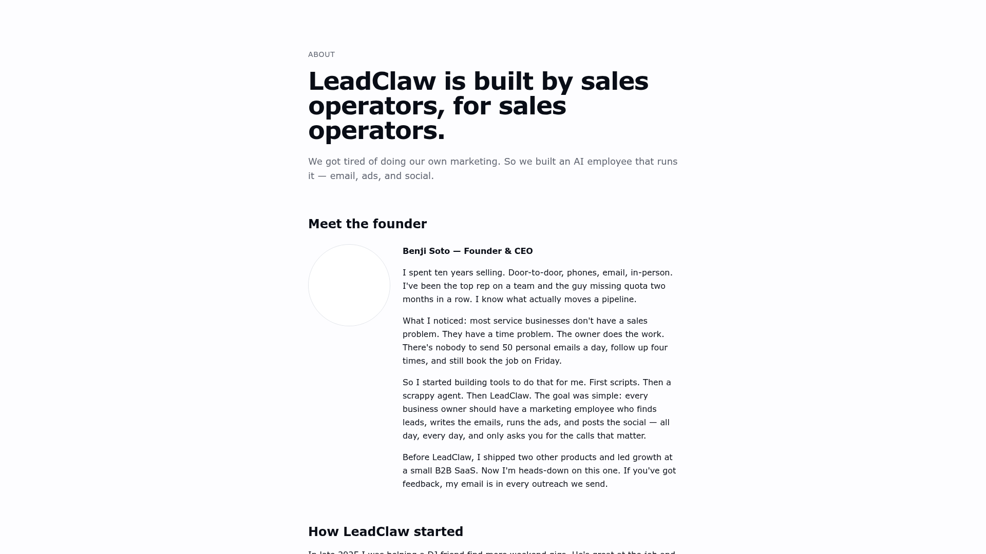 LeadClaw screenshot 3