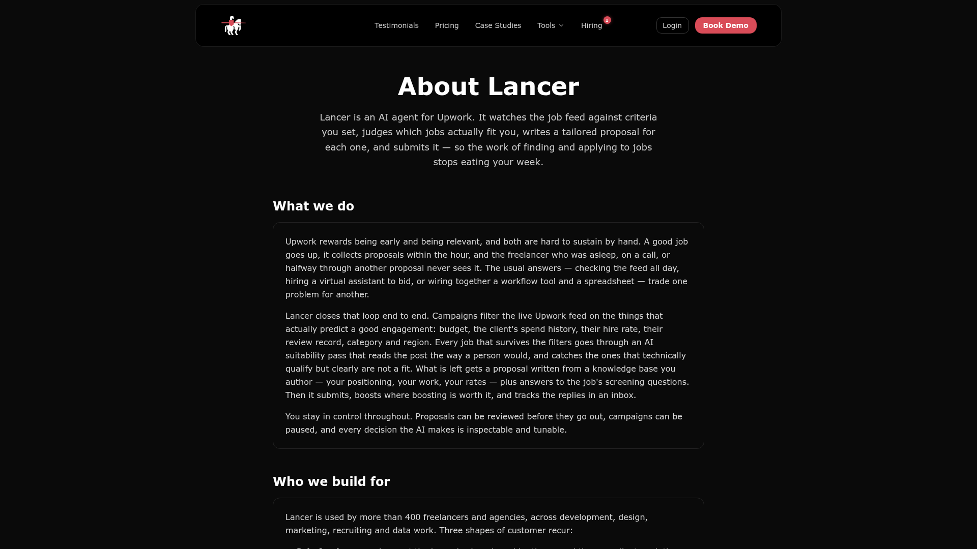 Lancer screenshot 3