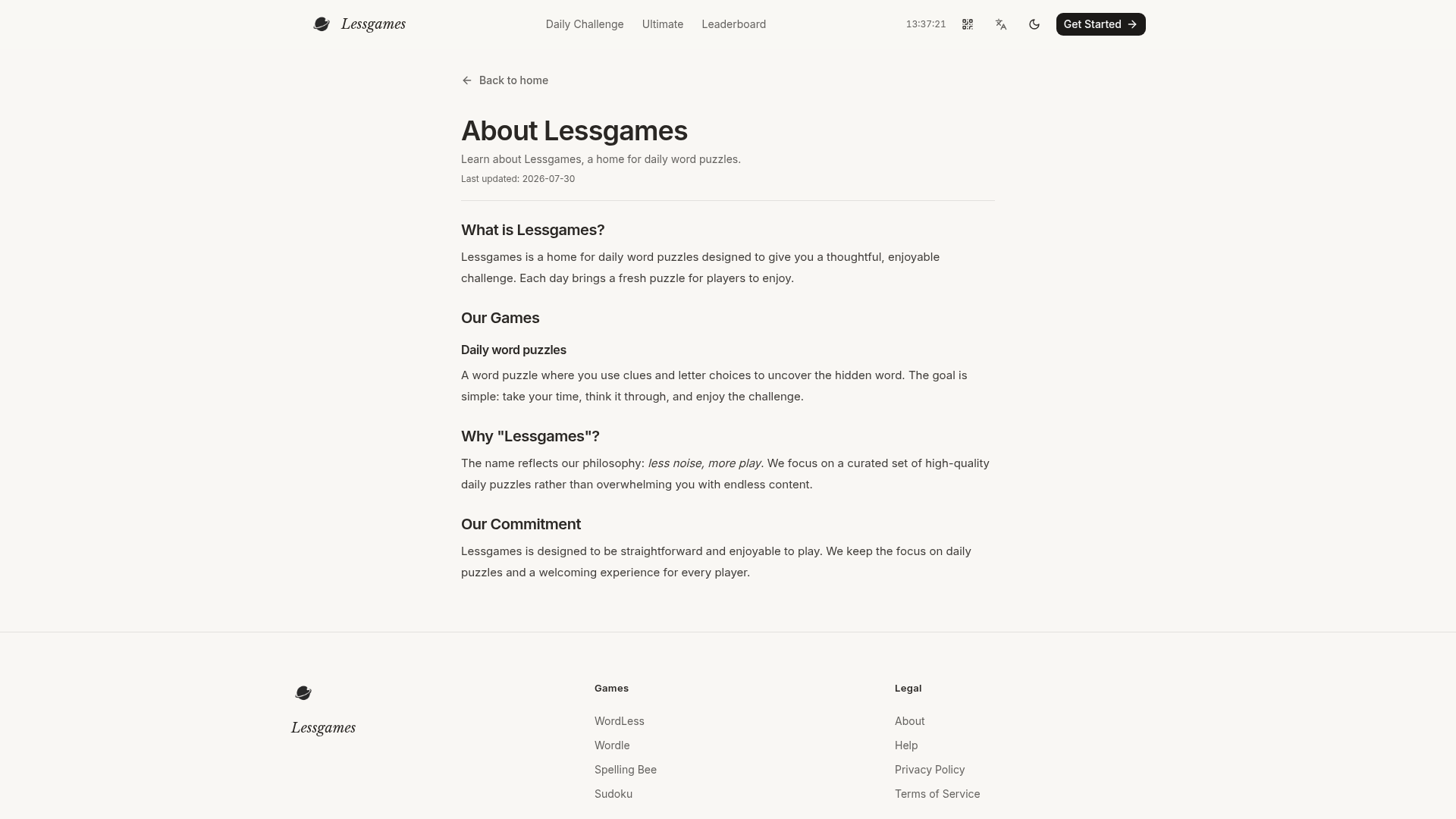 Lessgames screenshot 2