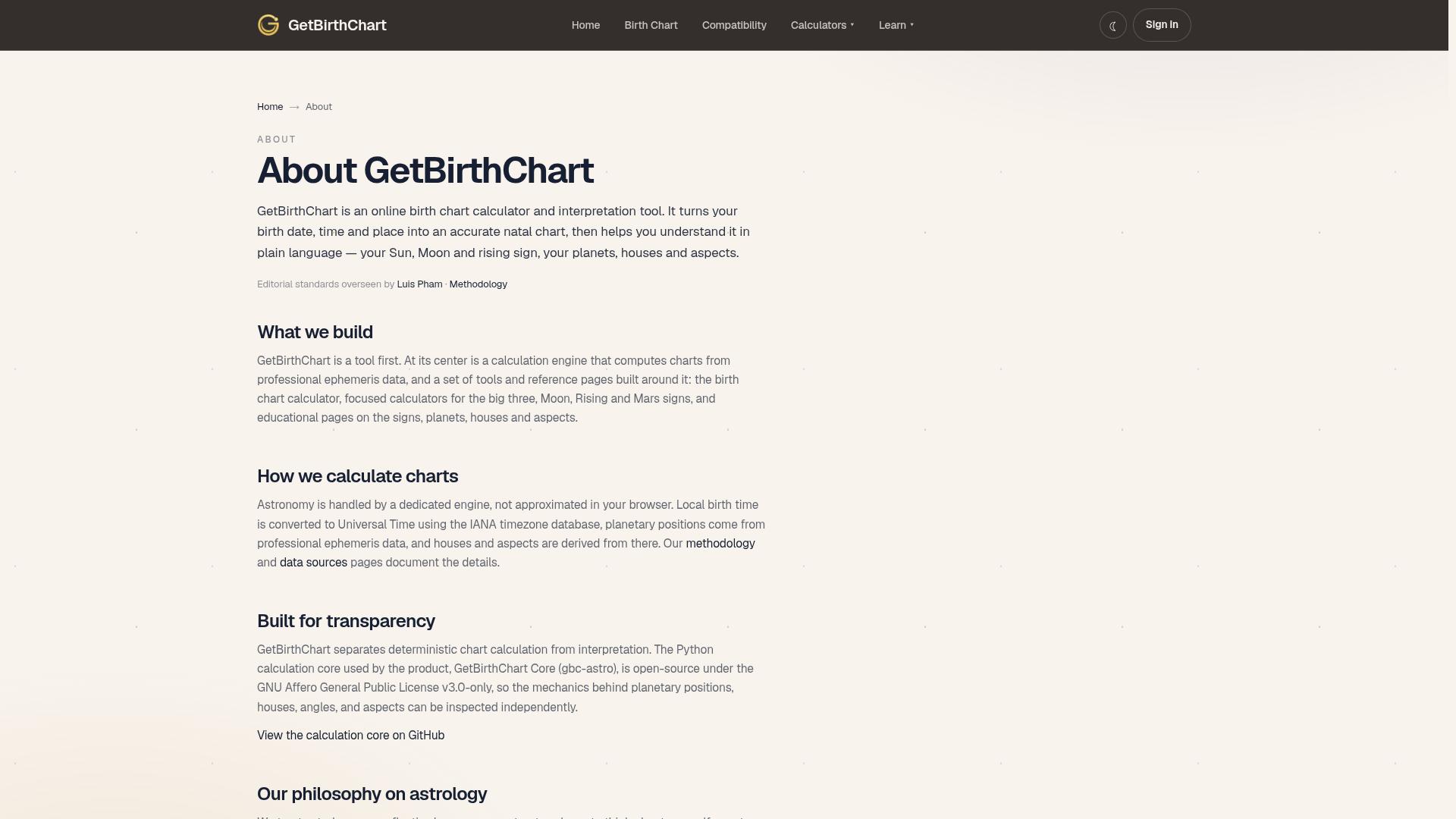 GetBirthChart screenshot 3