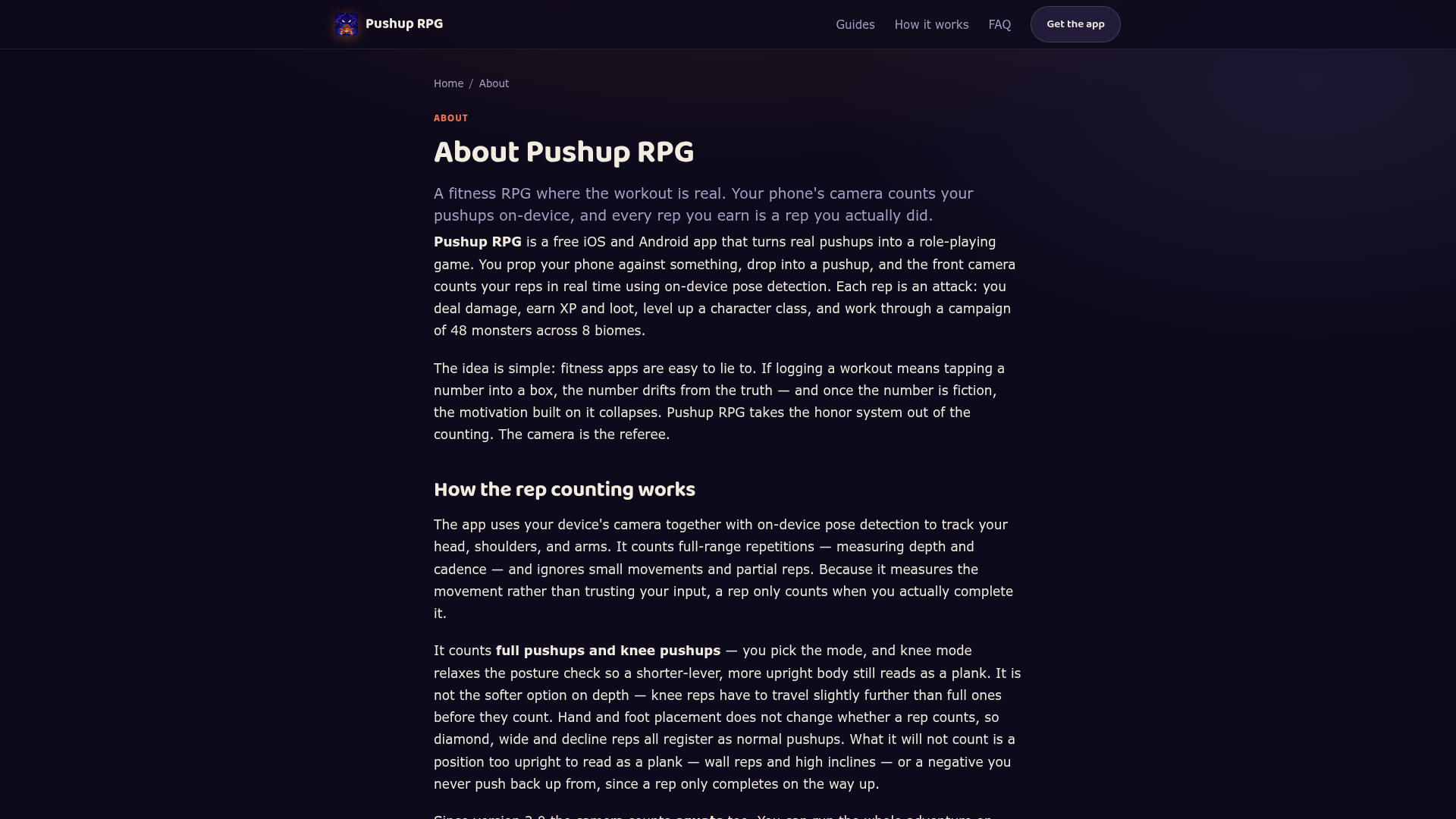 Pushup RPG screenshot 2