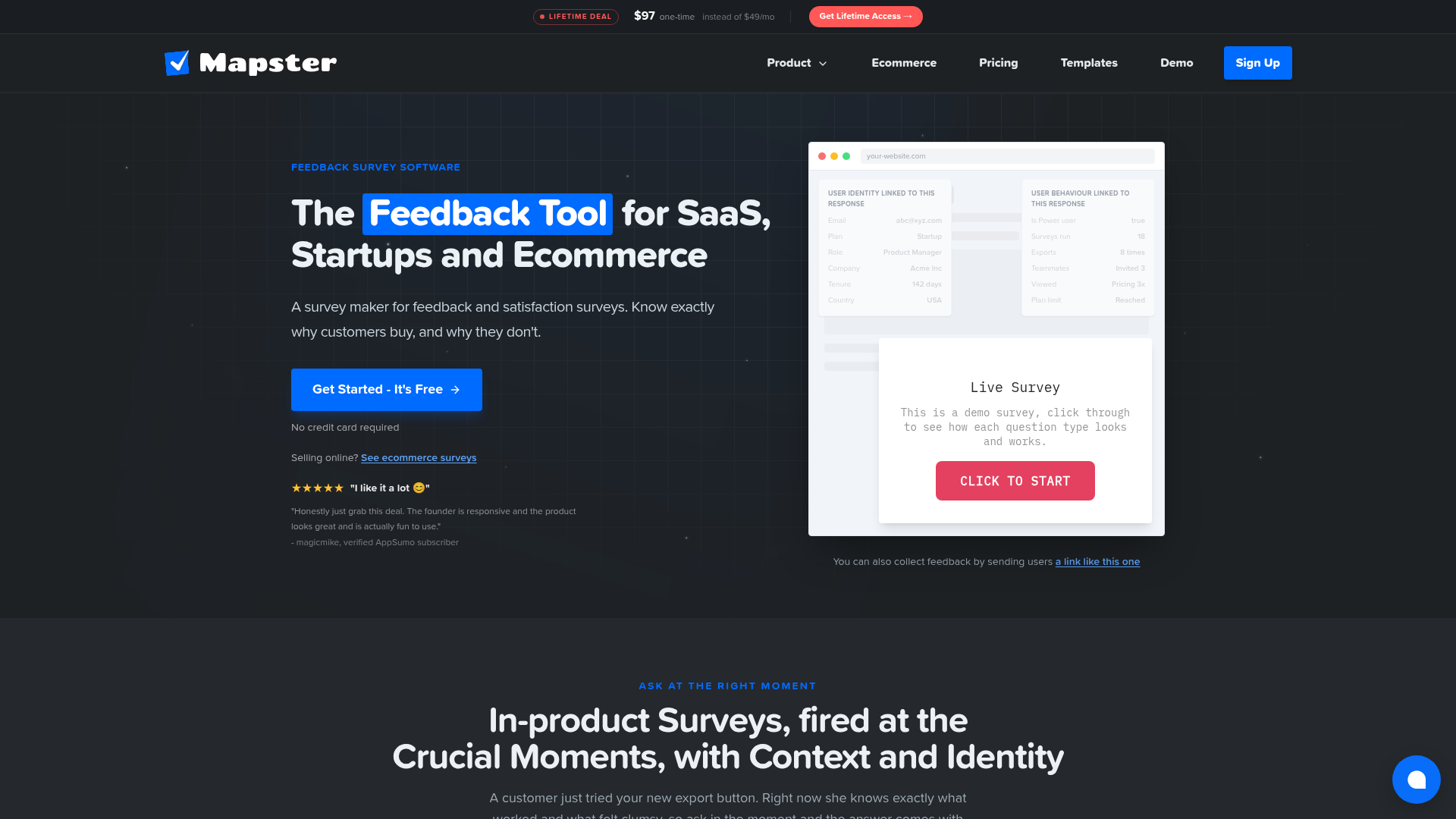 Mapster website
