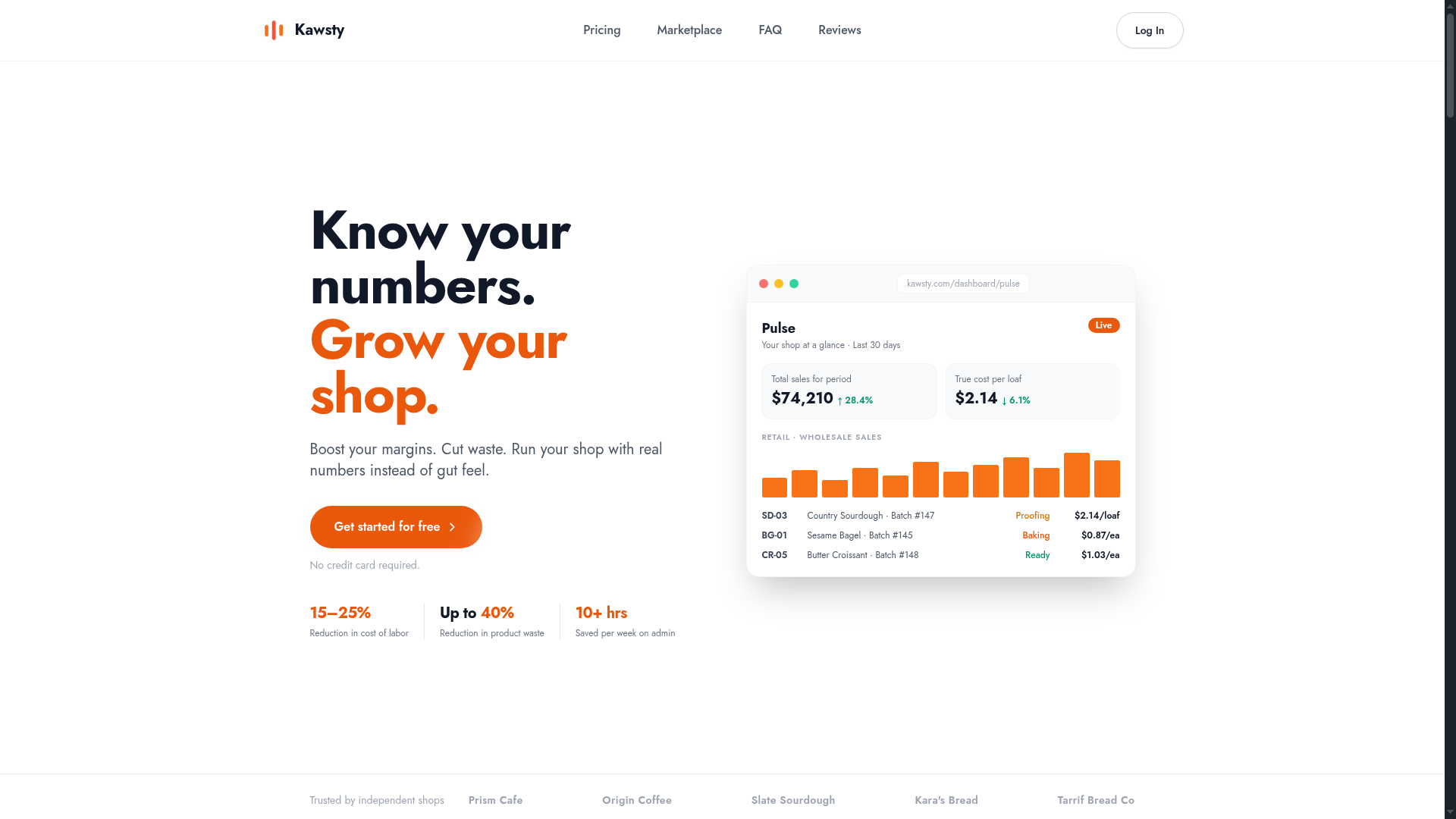Kawsty website