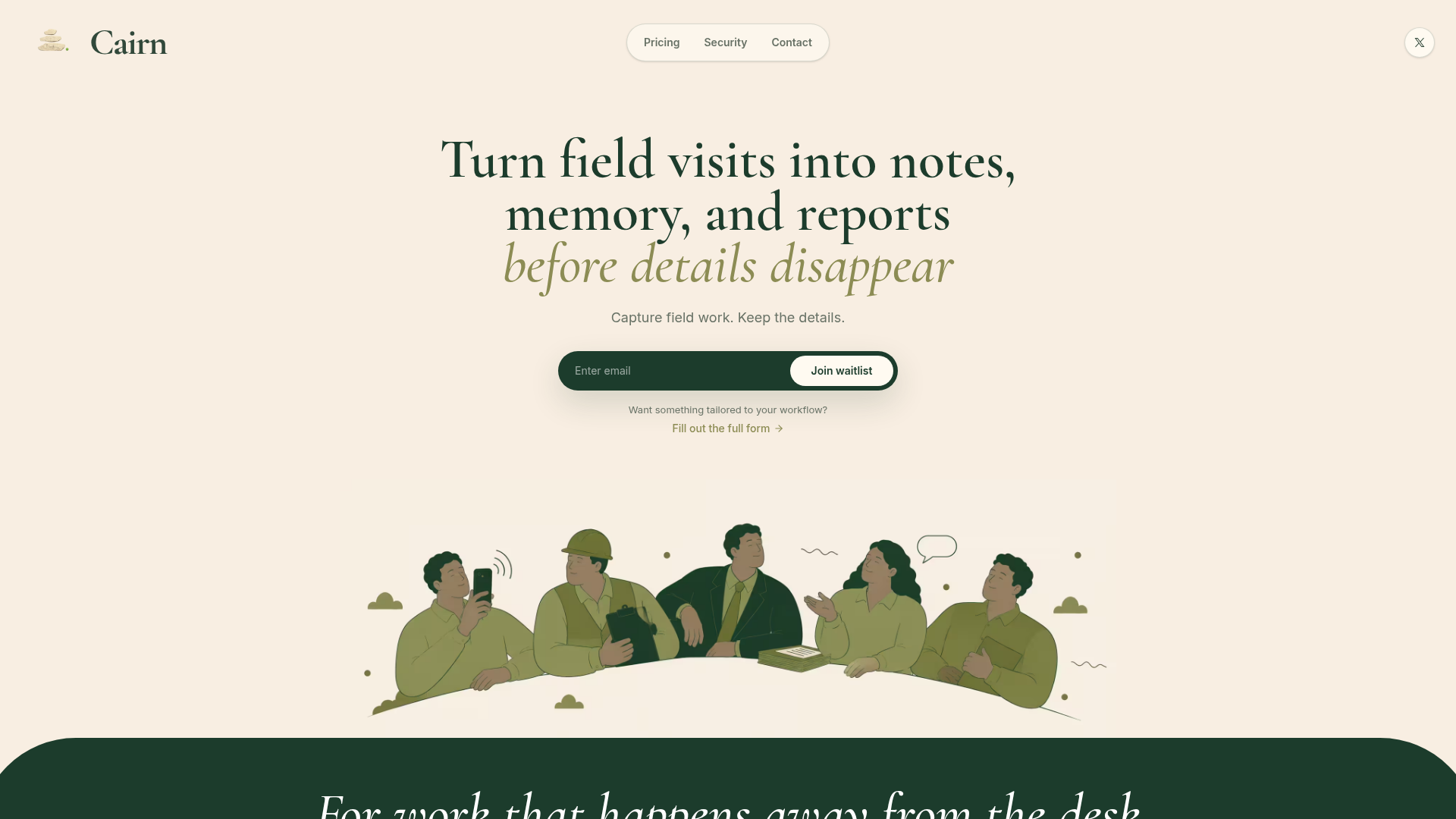 Cairn website