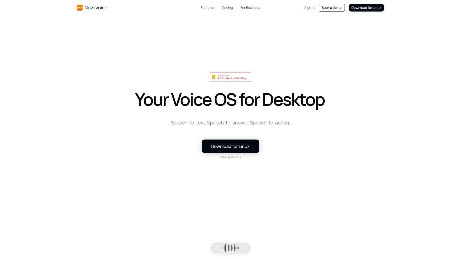 NovaVoice website