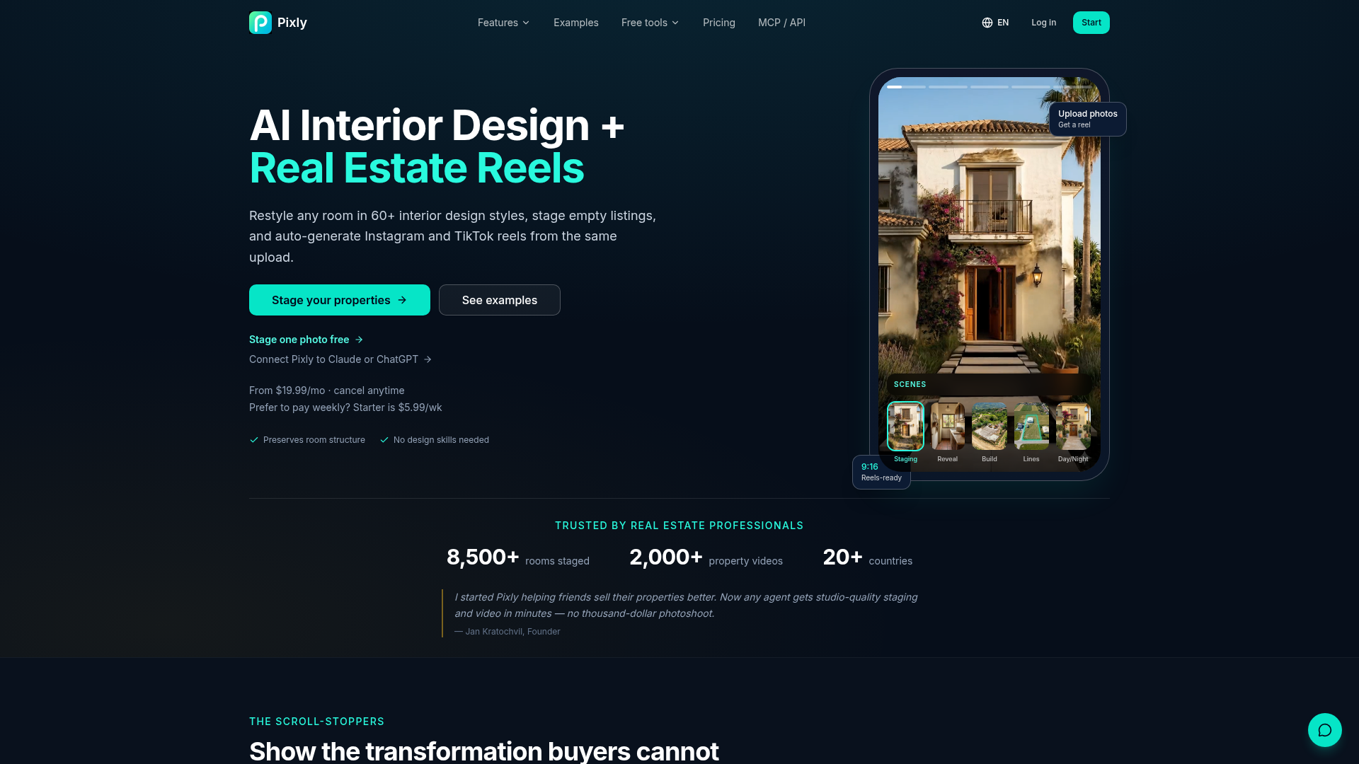 Pixly website