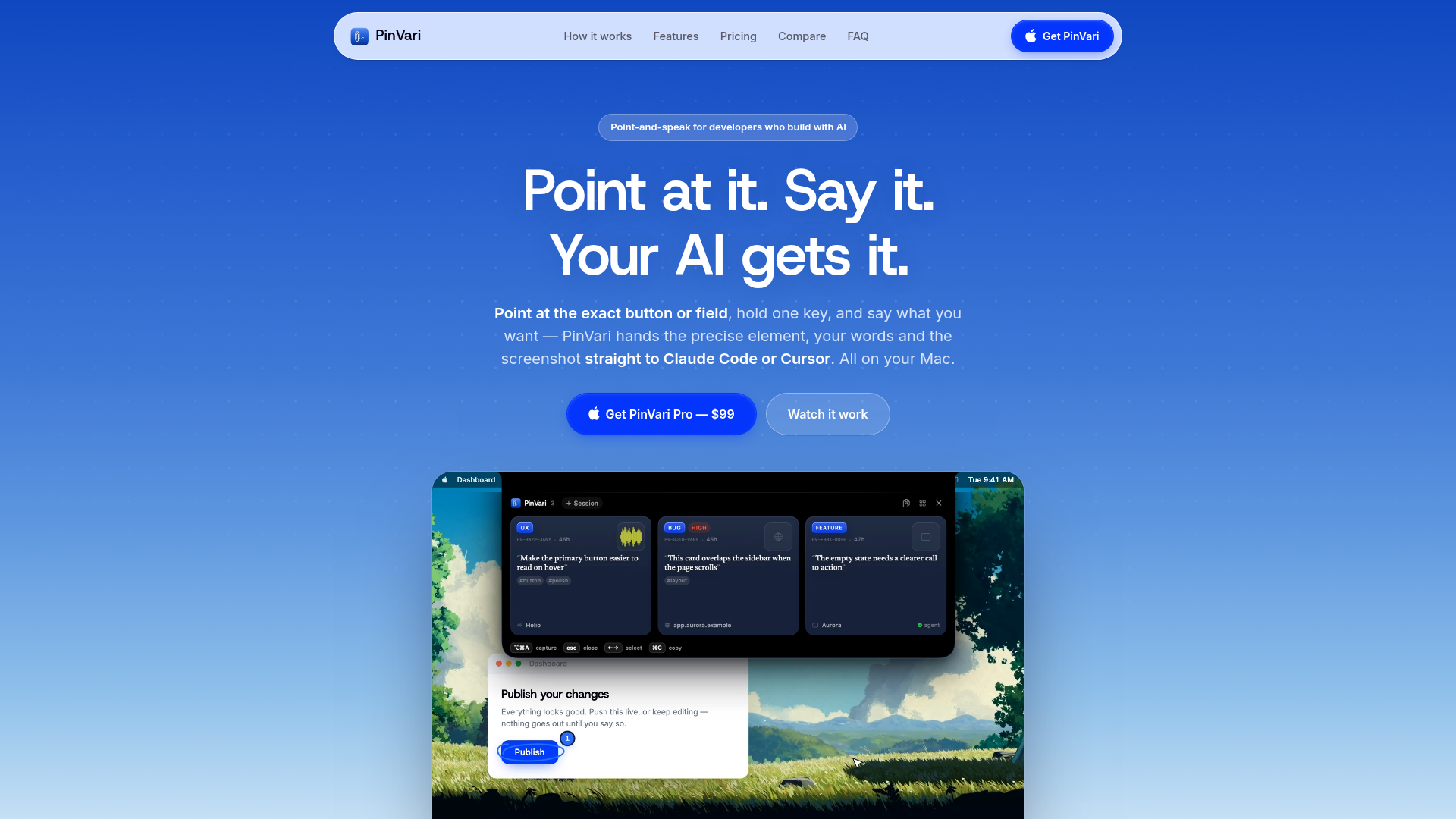 PinVari website