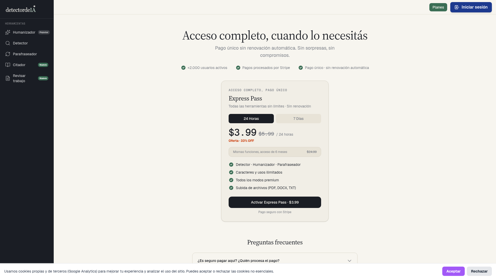 DetectordeIA screenshot 2