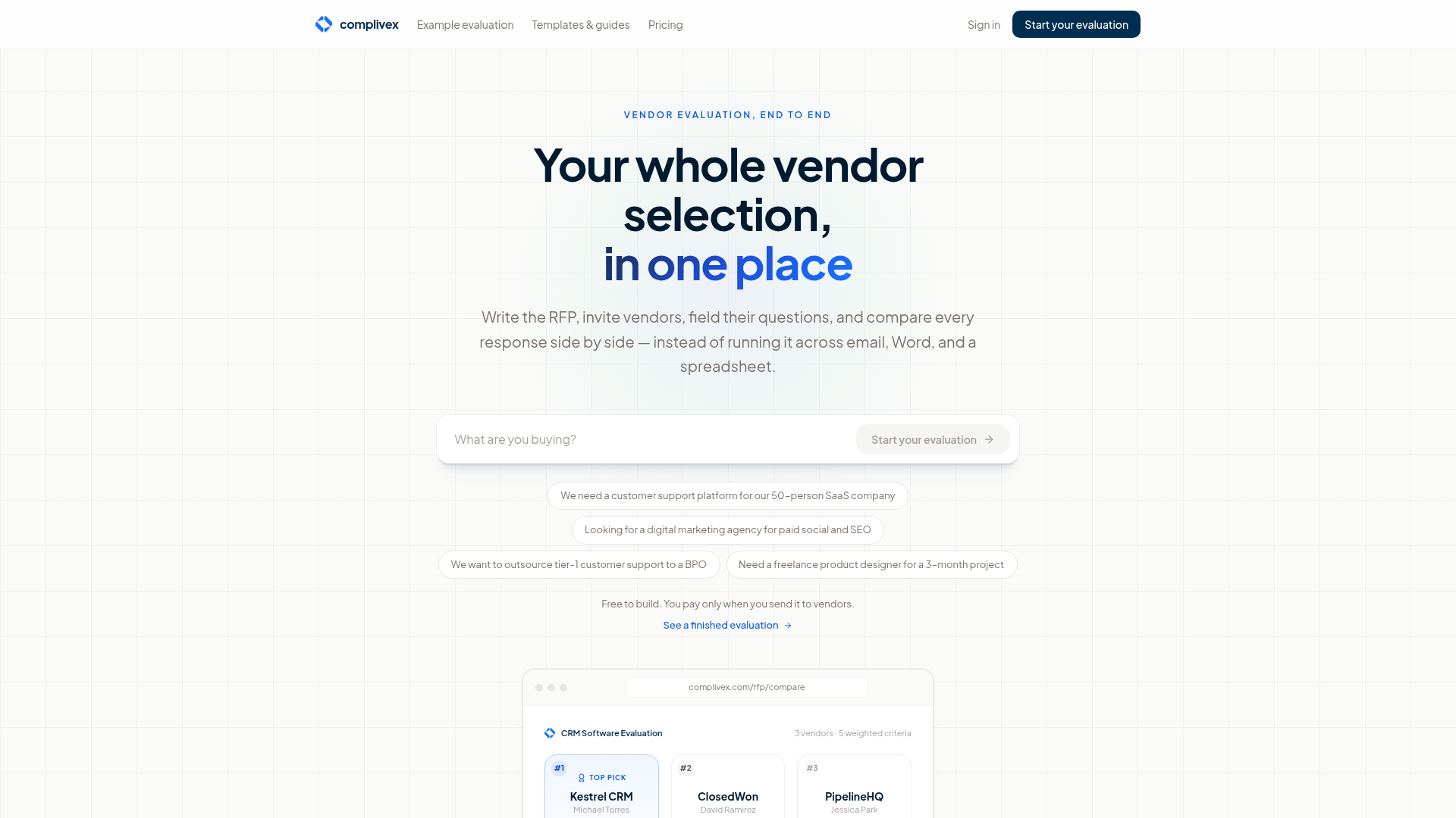 Complivex website