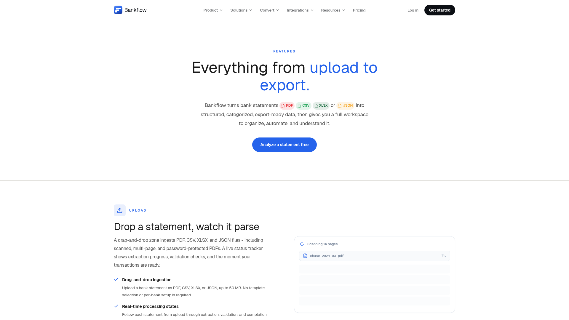 Bankflow screenshot 2