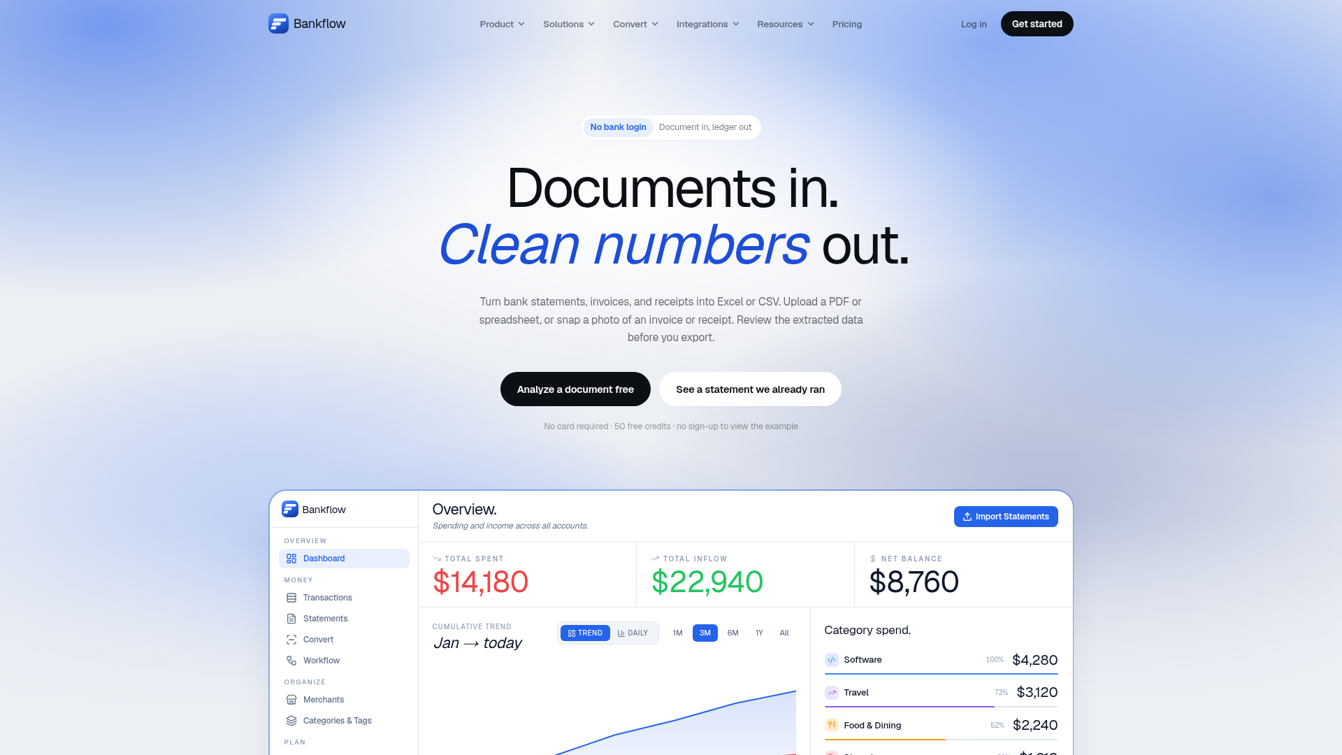 Bankflow website