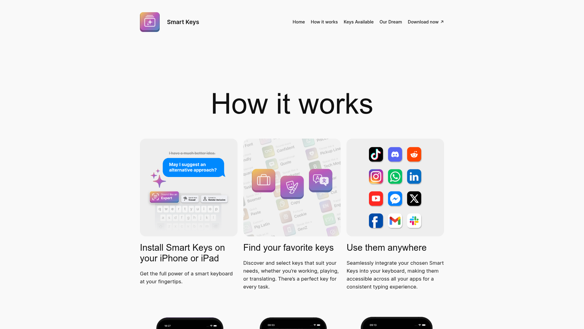 Smart Keys screenshot 2