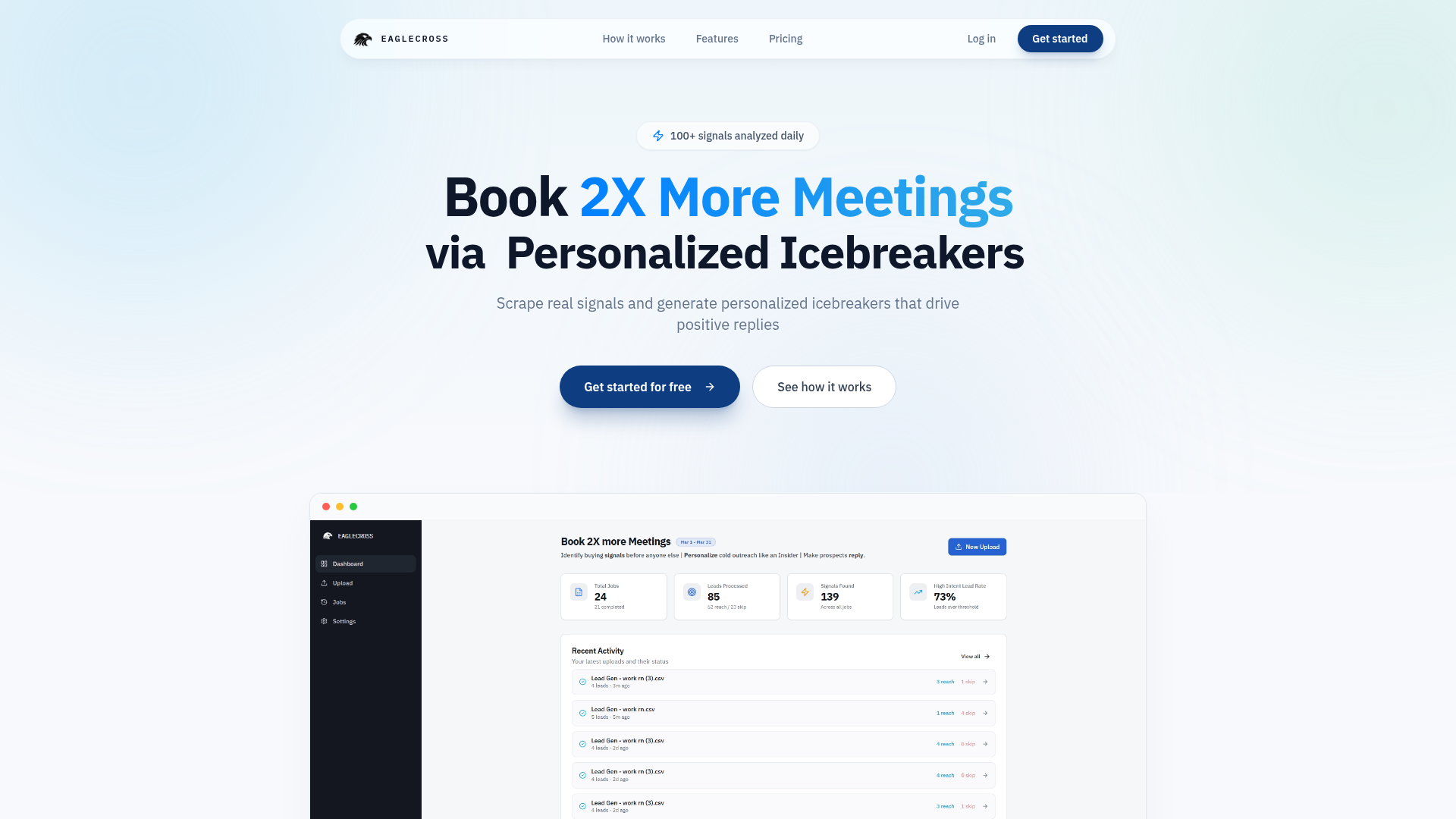 Eaglecross website