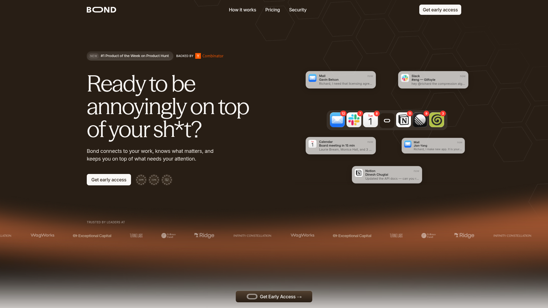Bond website