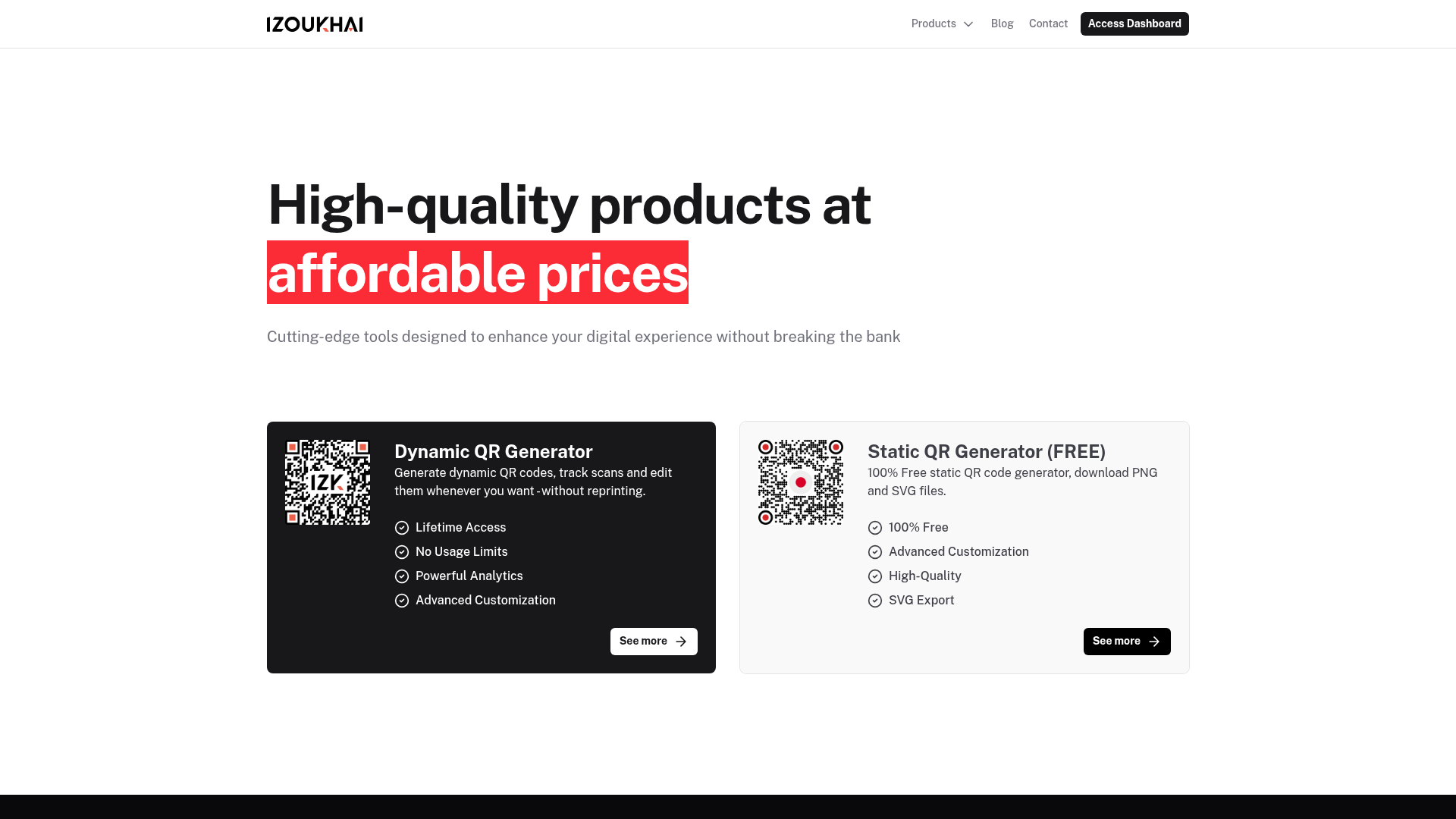 Izoukhai website