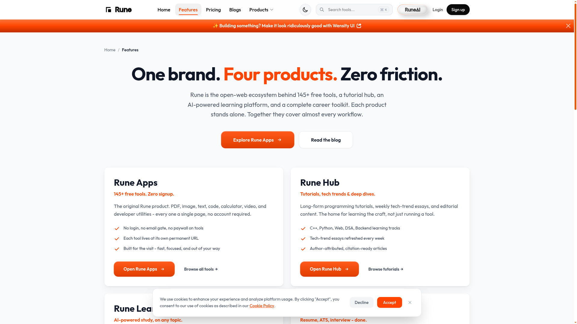 Rune screenshot 2